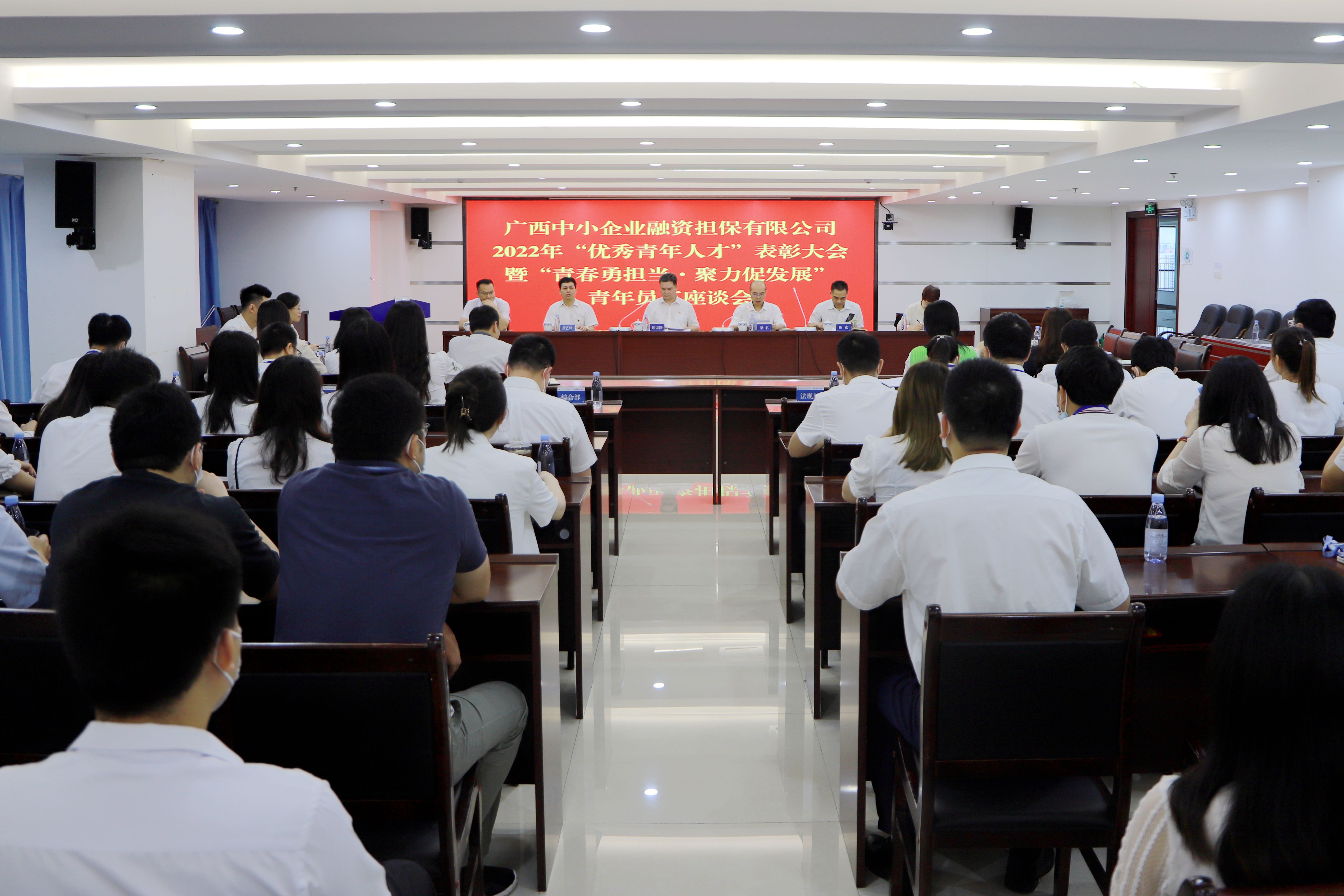 黨委書(shū)記講專題黨課，熱議建團(tuán)百年有我！中小擔(dān)保召開(kāi)“優(yōu)秀青年人才”表彰大會(huì)暨“青春勇?lián)?dāng) 聚力促發(fā)展”青年員工座談會(huì)