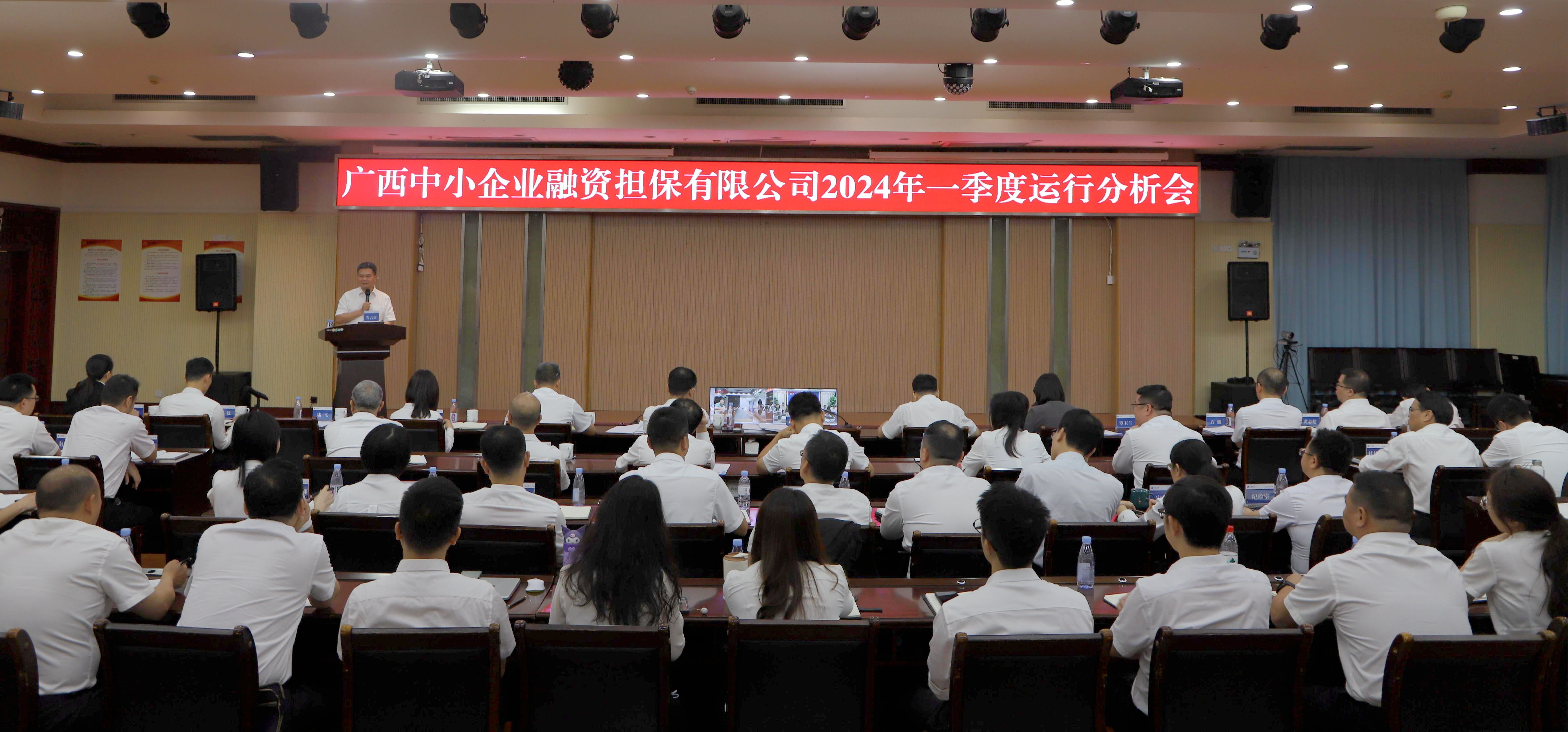 【落實落細(xì)落地，全力攻堅“雙過半”】中小擔(dān)保召開2024年一季度運行分析會